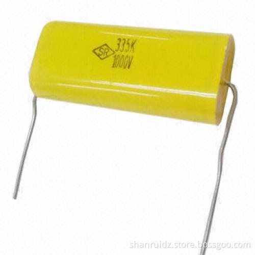 Metallized Polypropylene Film Capacitor/Axial, Low Dissipation Factor and High Insulation Resistance